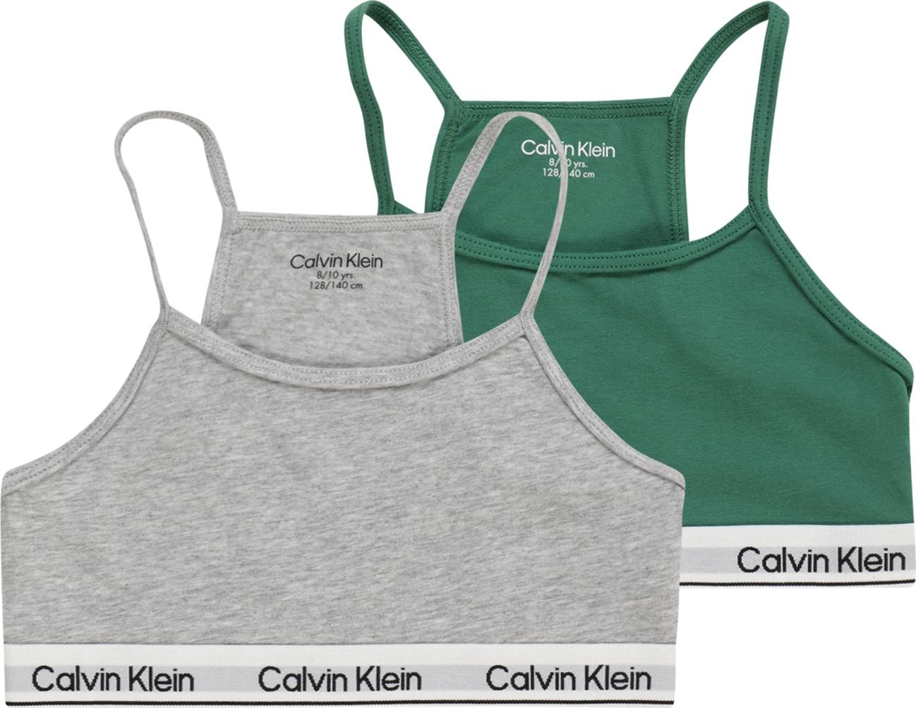 Calvin Klein Underwear Podprsenka šedý melír / zelená / černá / bílá