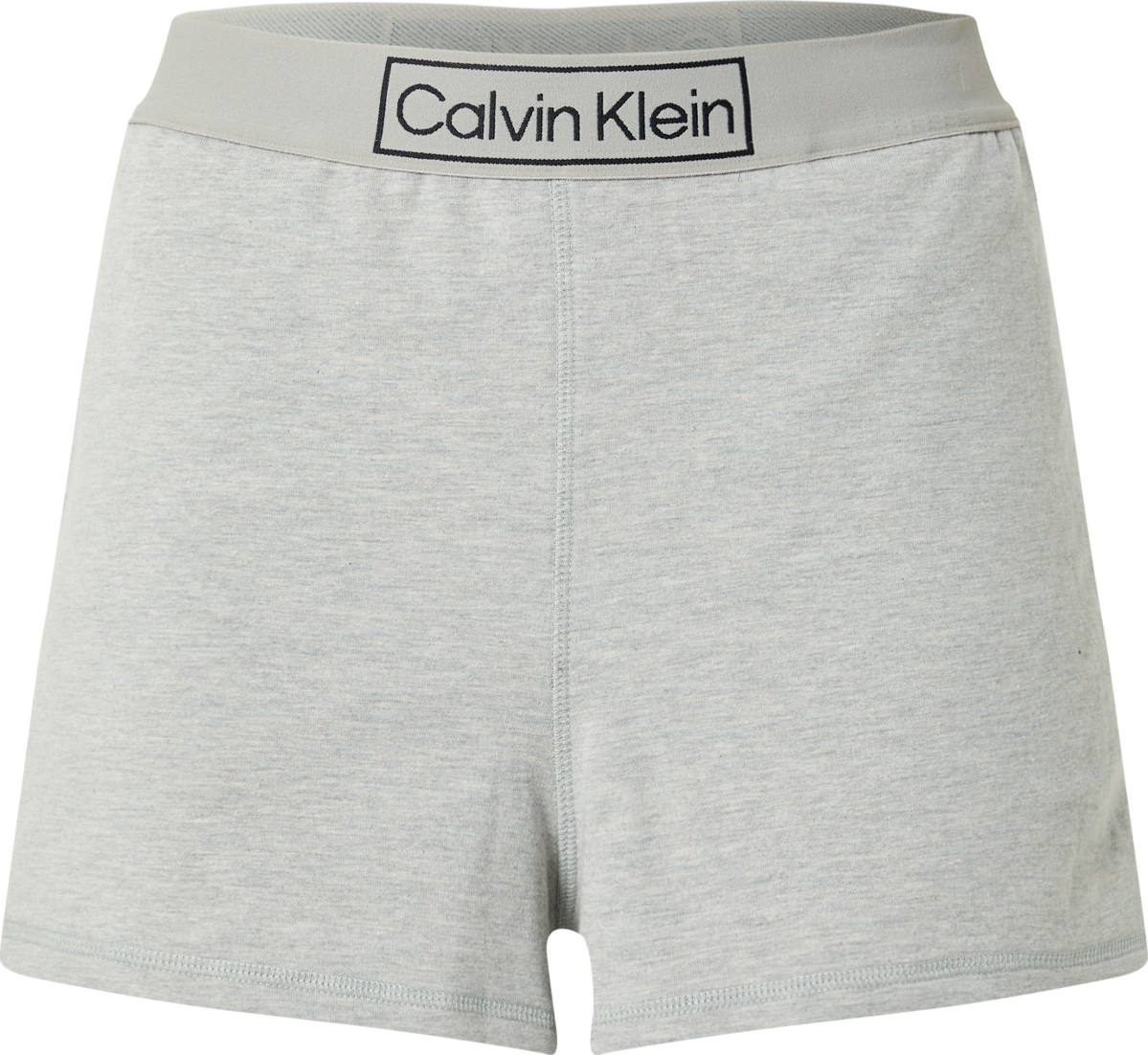 Calvin Klein Underwear Pyžamové kalhoty šedý melír / černá