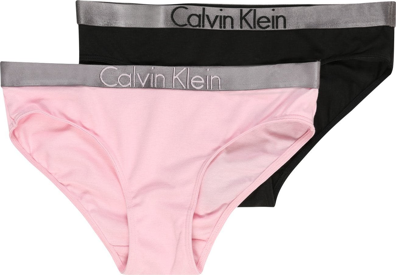 Calvin Klein Underwear Spodní prádlo '2 PACK BIKINI' růžová / černá