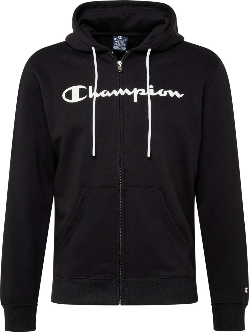 Champion Authentic Athletic Apparel Mikina černá / bílá