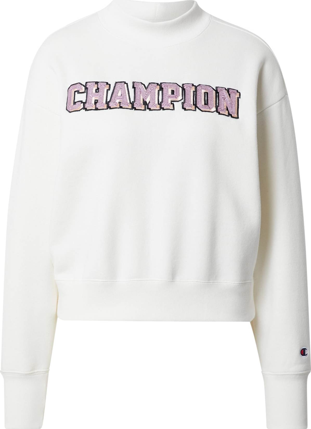 Champion Authentic Athletic Apparel Mikina světle růžová / barva vaječné skořápky