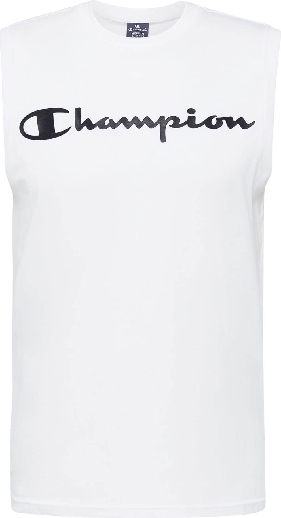 Champion Authentic Athletic Apparel Tričko černá / bílá