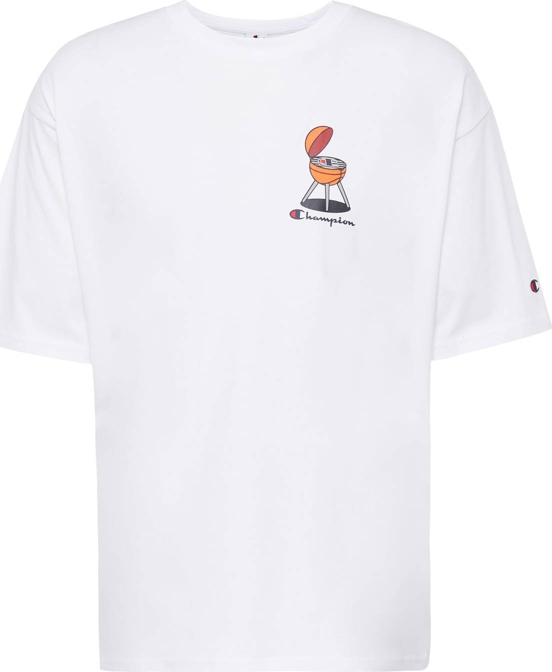 Champion Authentic Athletic Apparel Tričko námořnická modř / oranžová / bílá