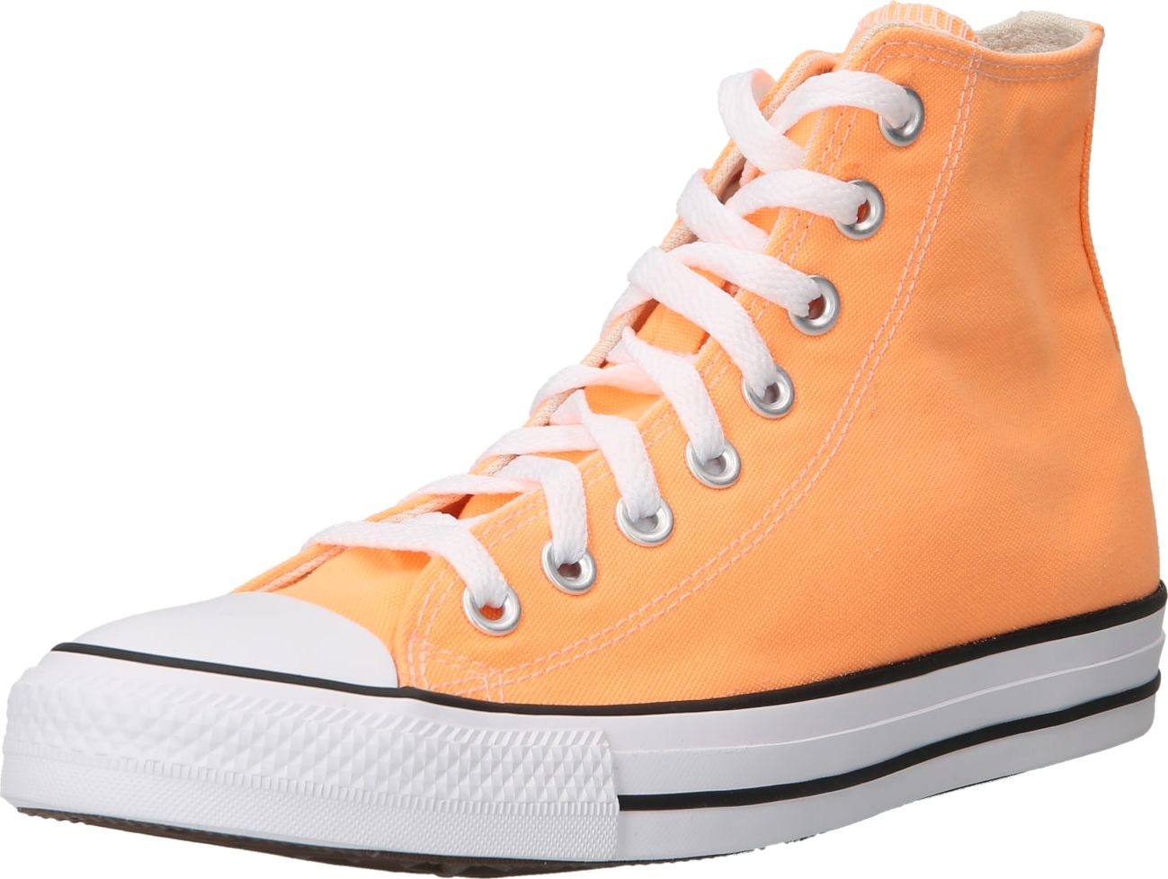 CONVERSE Kotníkové tenisky jasně oranžová / černá / offwhite