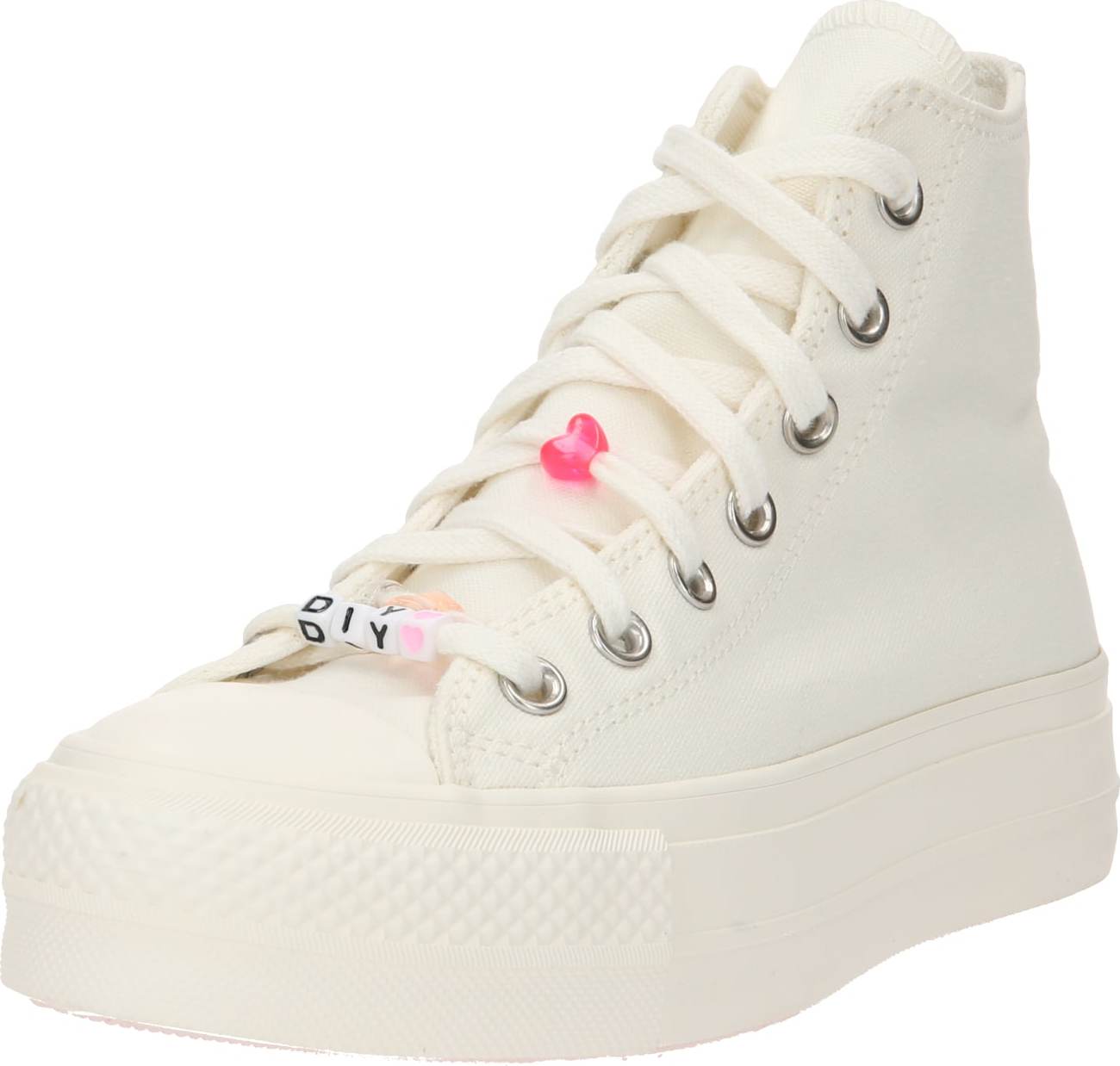 CONVERSE Kotníkové tenisky pink / světle červená / černá / offwhite