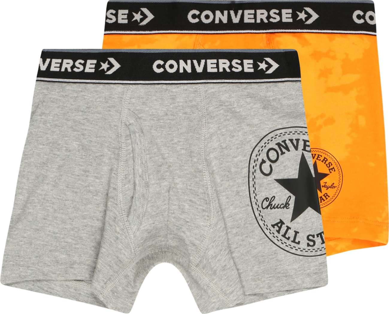 CONVERSE Spodní prádlo šedý melír / oranžová / černá / bílá