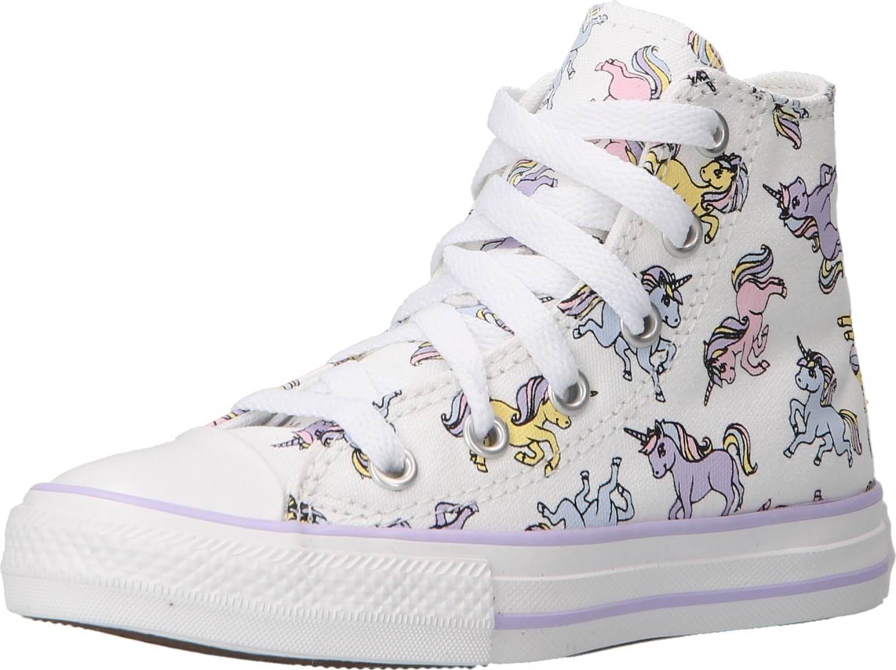 CONVERSE Tenisky 'UNICORNS' žlutá / šeříková / růžová / bílá