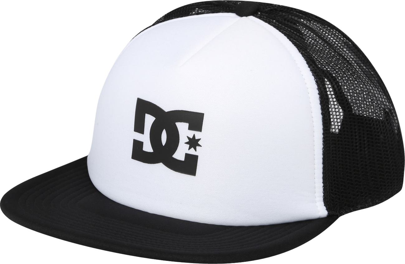 DC Shoes Kšiltovka 'GAS STATION' černá / bílá