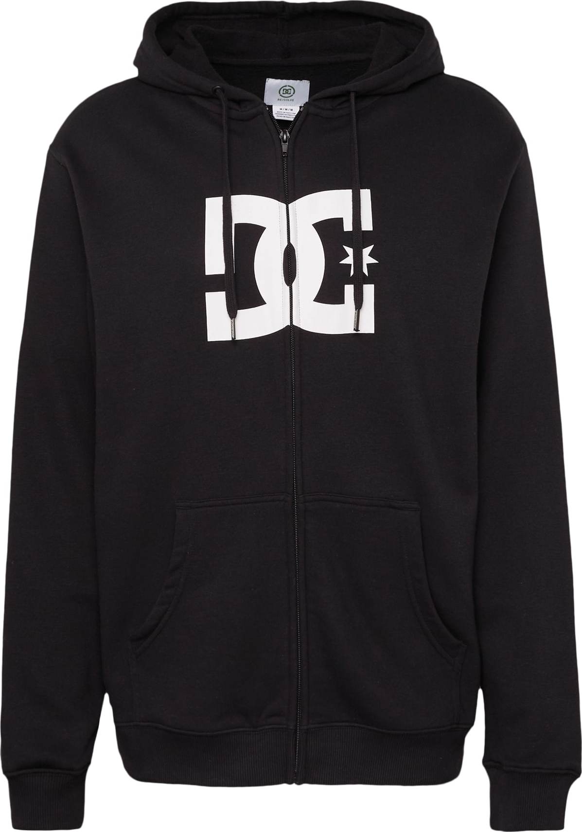 DC Shoes Mikina černá / bílá