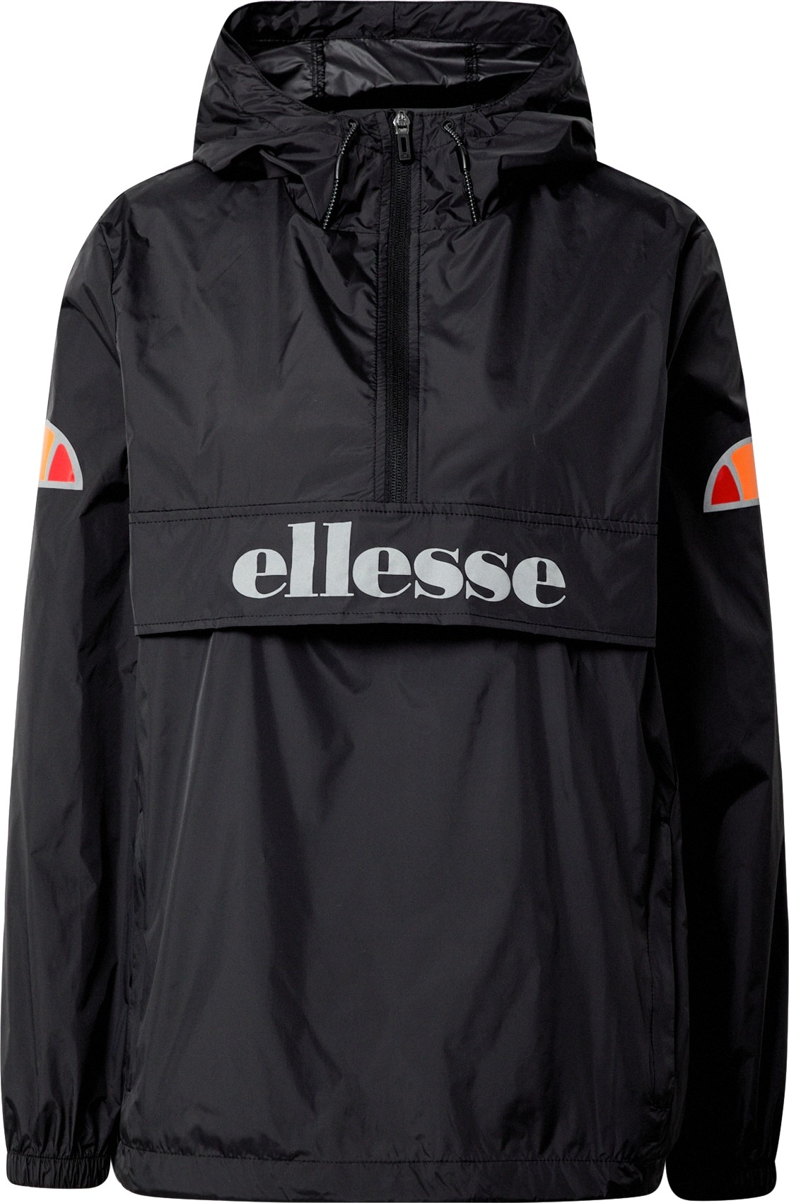 ELLESSE Sportovní bunda 'Toccio' černá / bílá