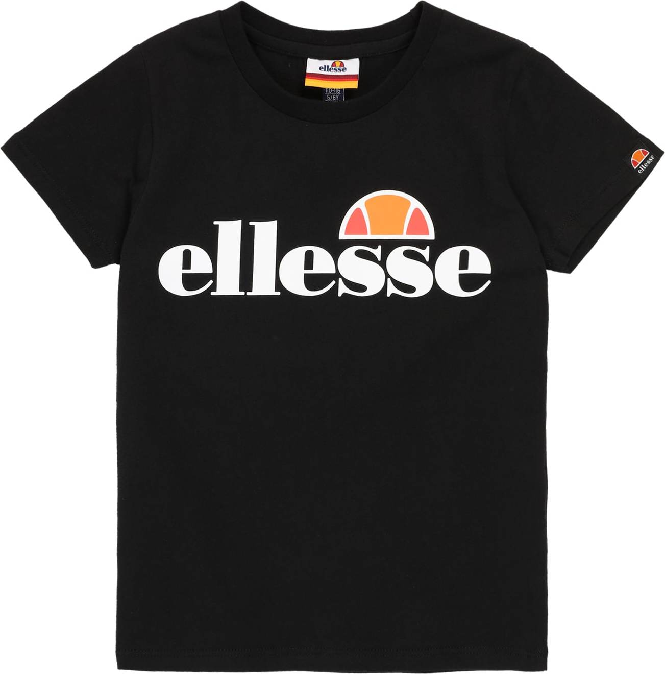 ELLESSE Tričko 'Malia' oranžová / černá / bílá