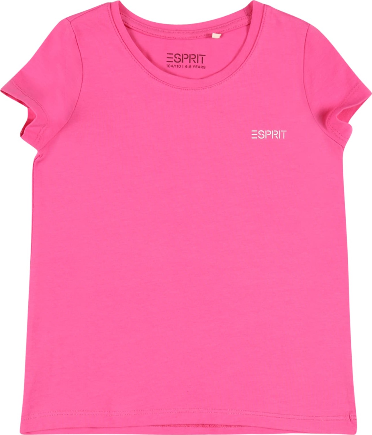 ESPRIT Tričko pink / bílá