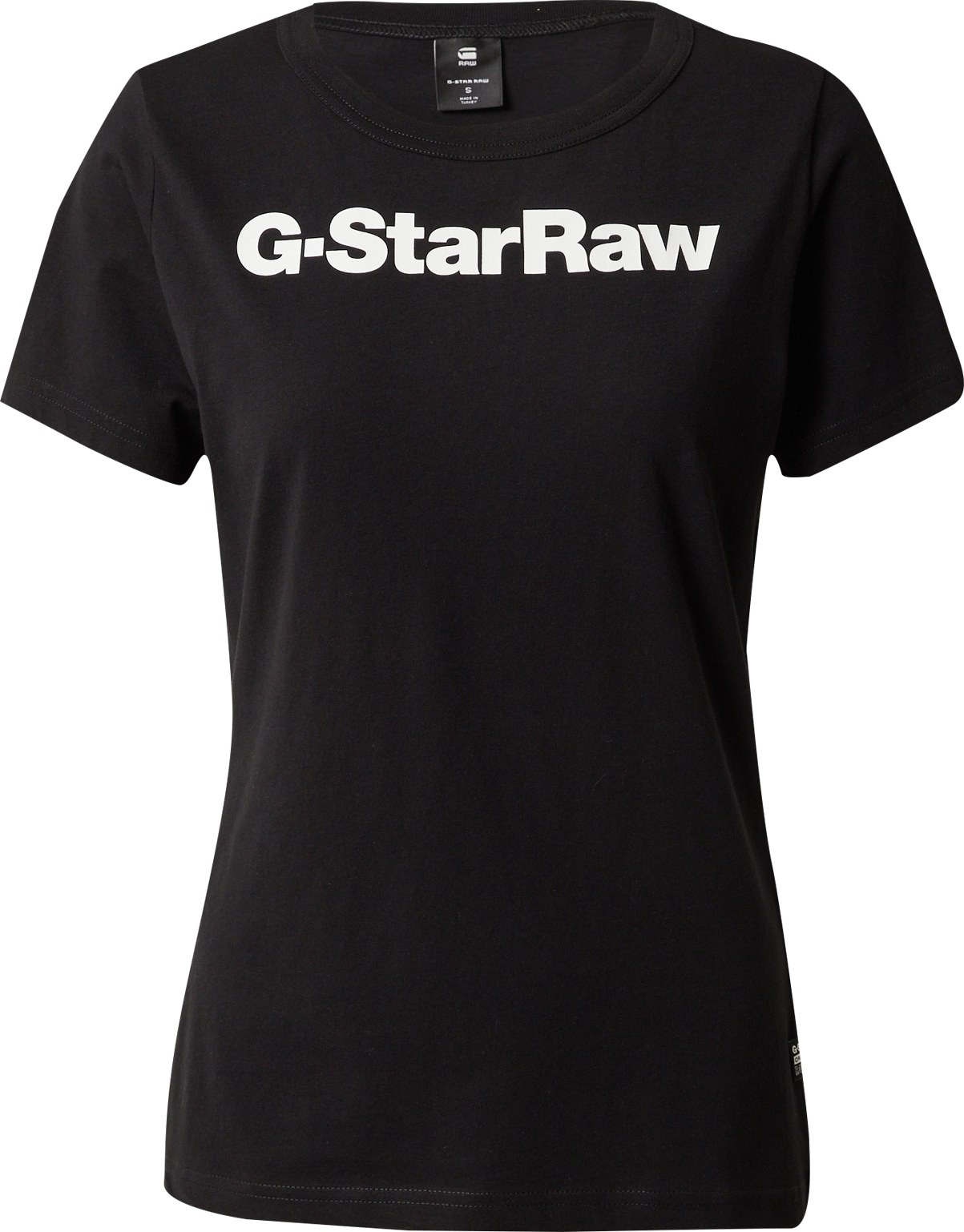 G-Star RAW Tričko černá / bílá