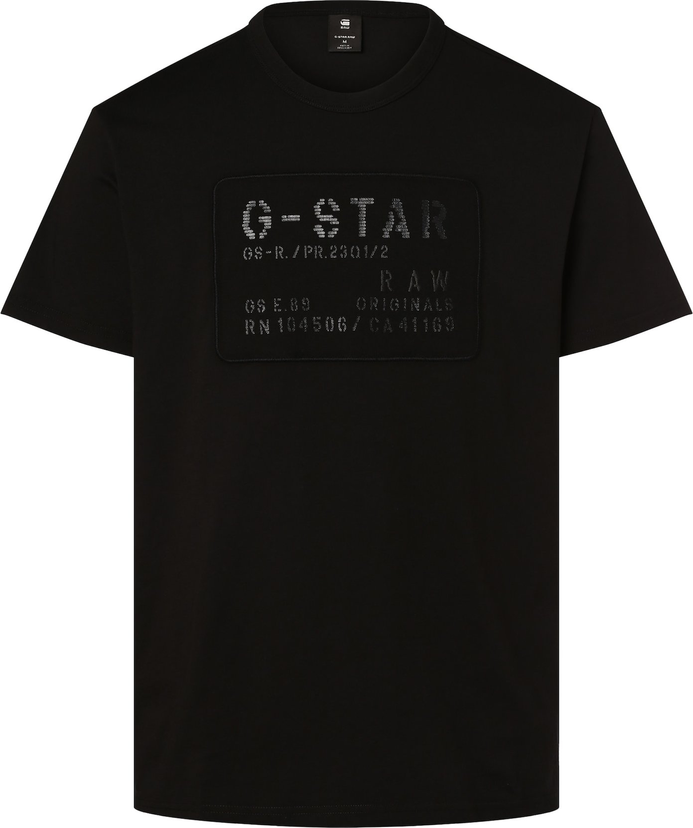 G-Star RAW Tričko šedá / černá