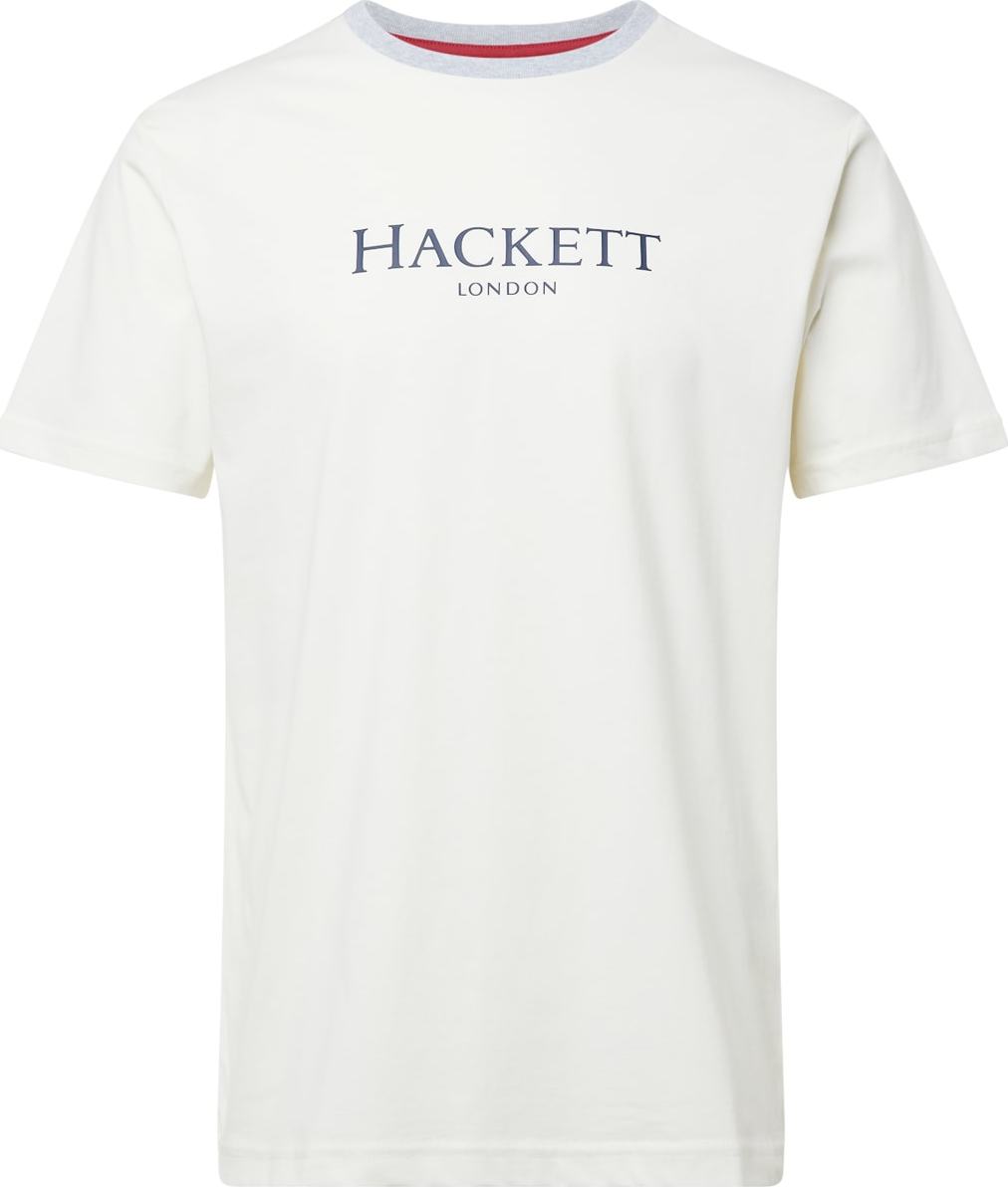 Hackett London Tričko marine modrá / šedá / bílá