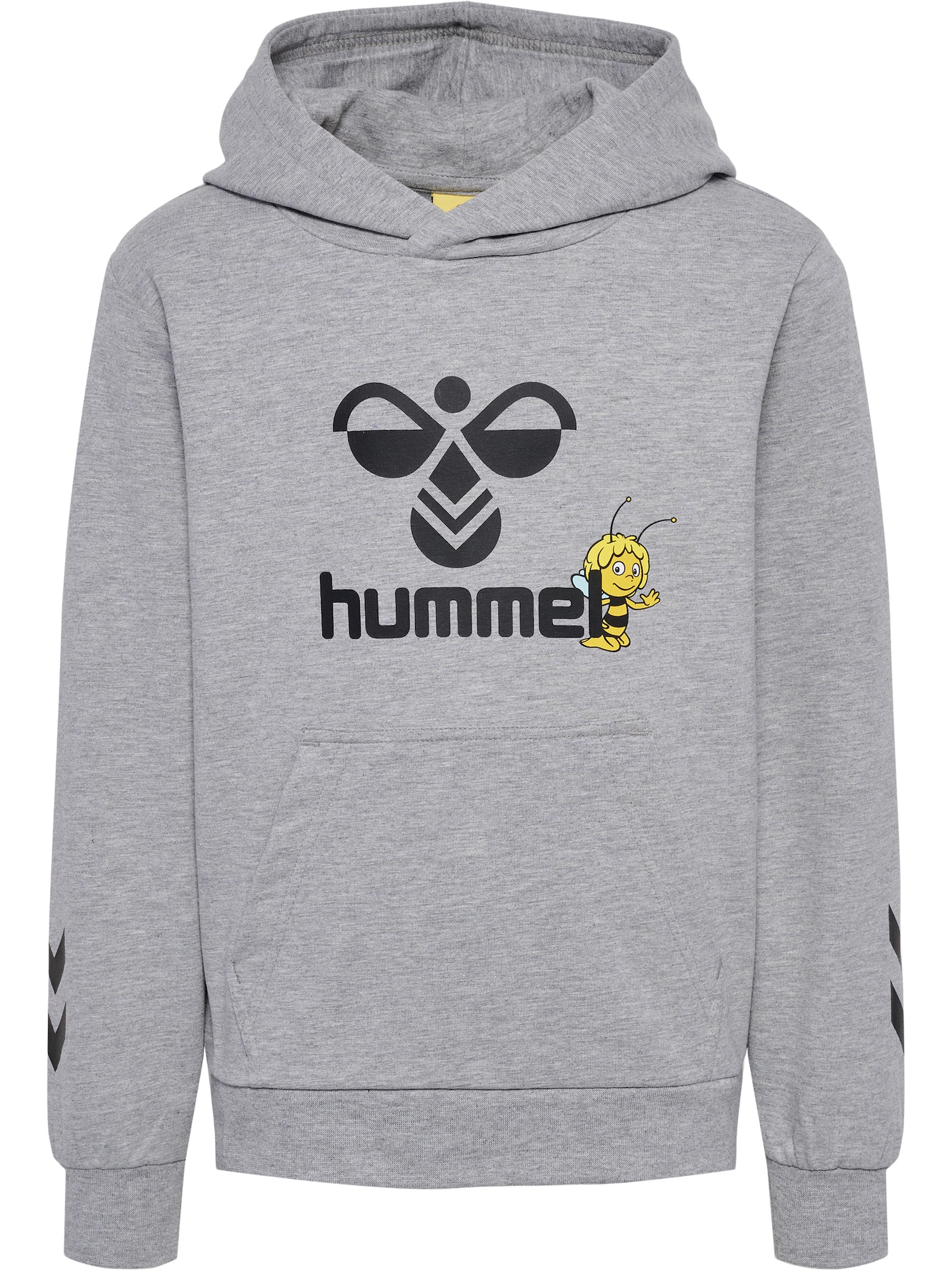 Hummel Mikina 'CUATRO' žlutá / šedý melír / černá