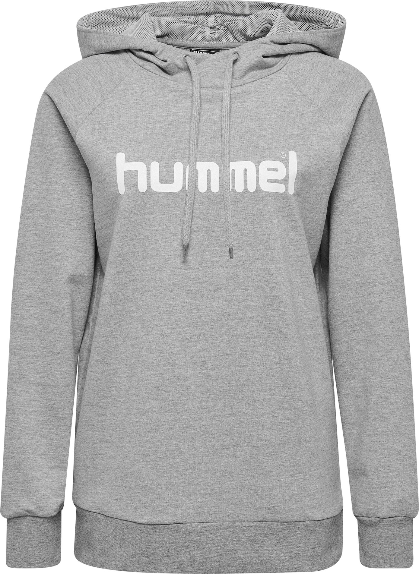 Hummel Sportovní mikina šedá / bílá