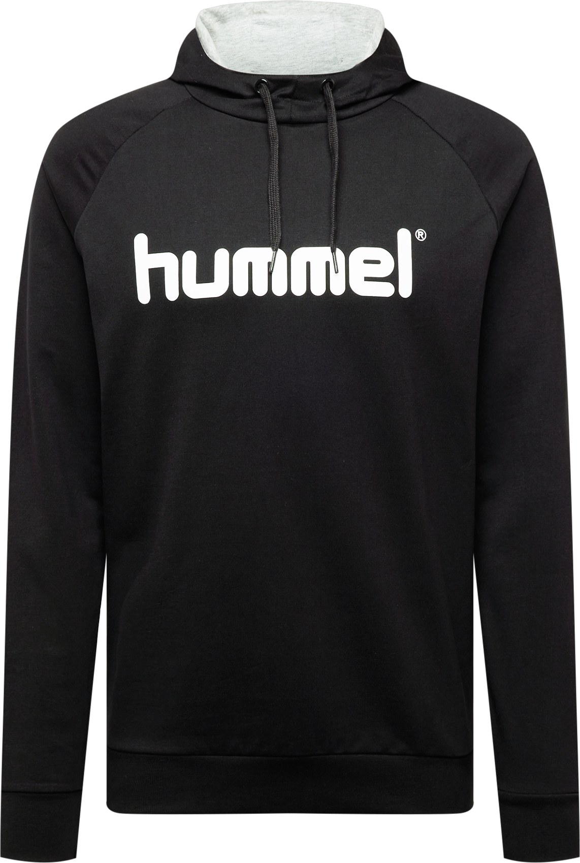 Hummel Sportovní mikina šedý melír / černá / bílá