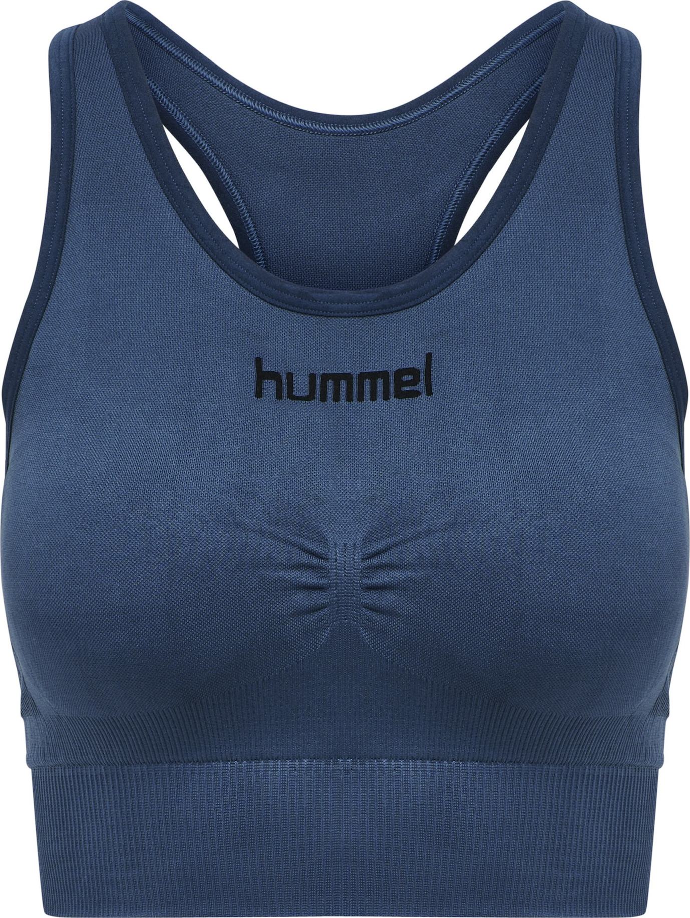 Hummel Sportovní podprsenka modrá / černá