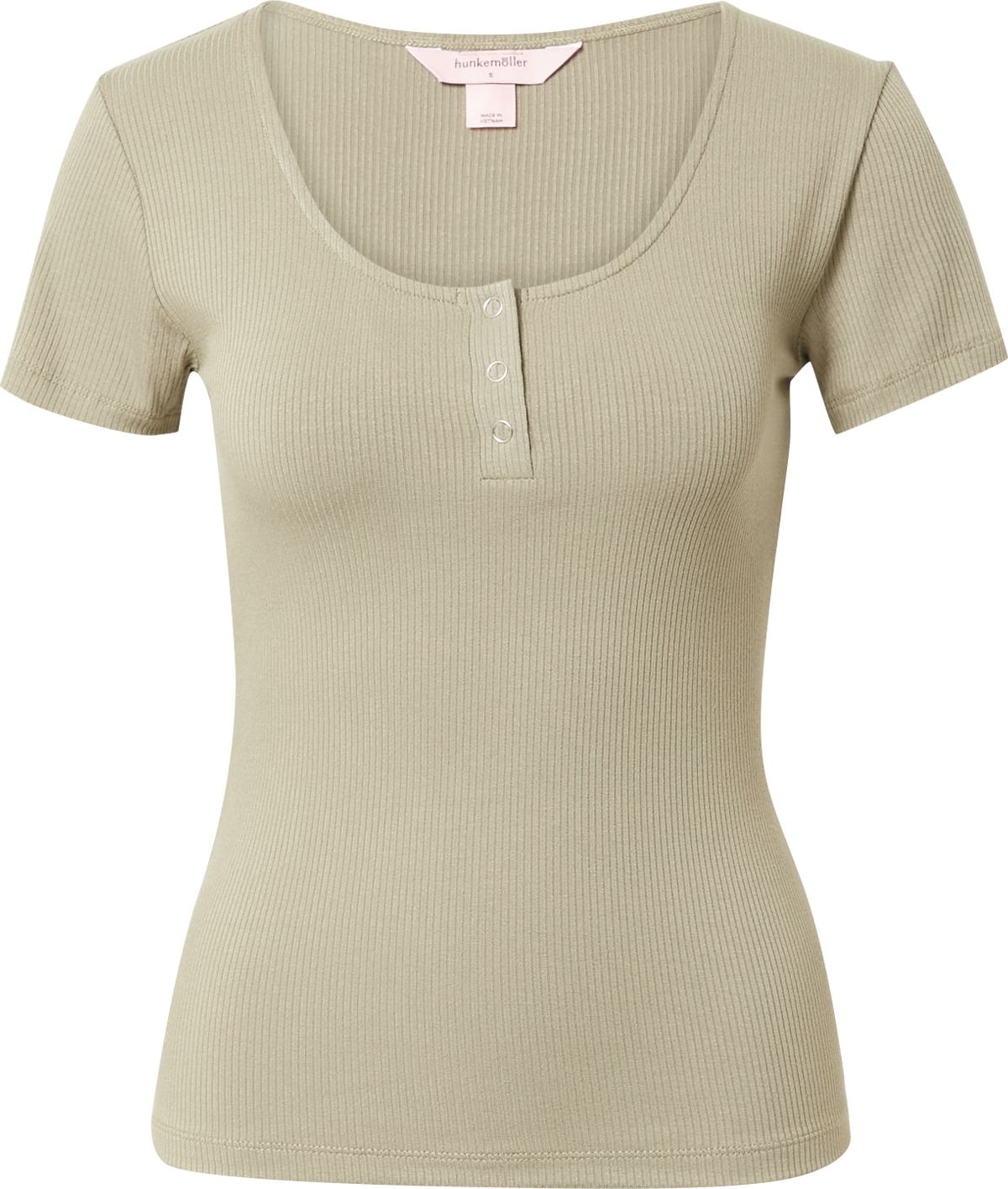 Hunkemöller Tričko khaki