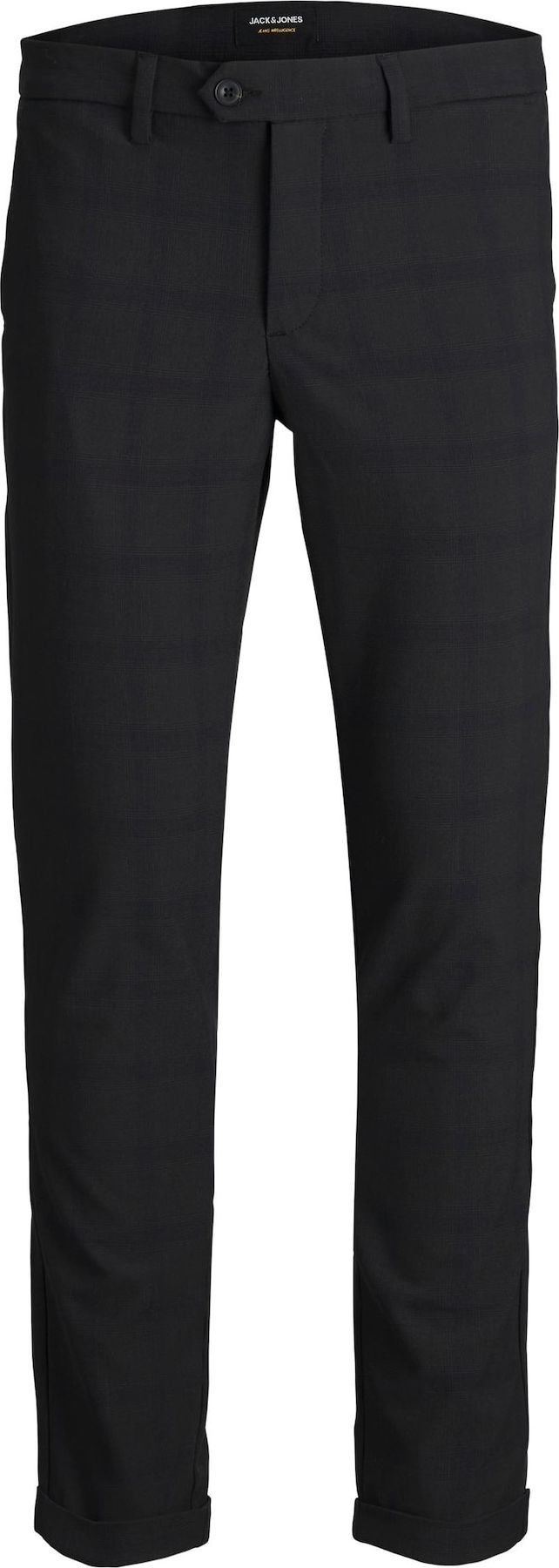 JACK & JONES Chino kalhoty 'Marco Connor' tmavě hnědá / antracitová / černá