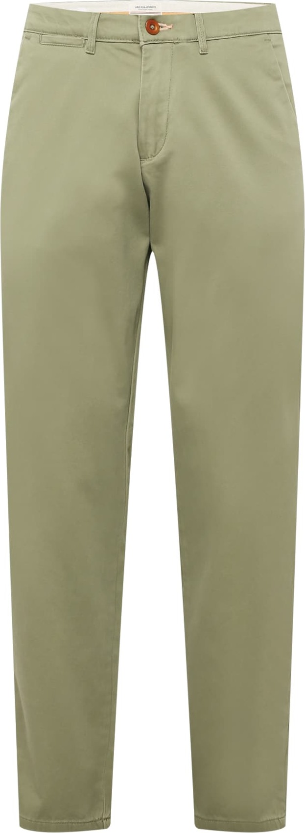 JACK & JONES Chino kalhoty 'OLLIE' olivová