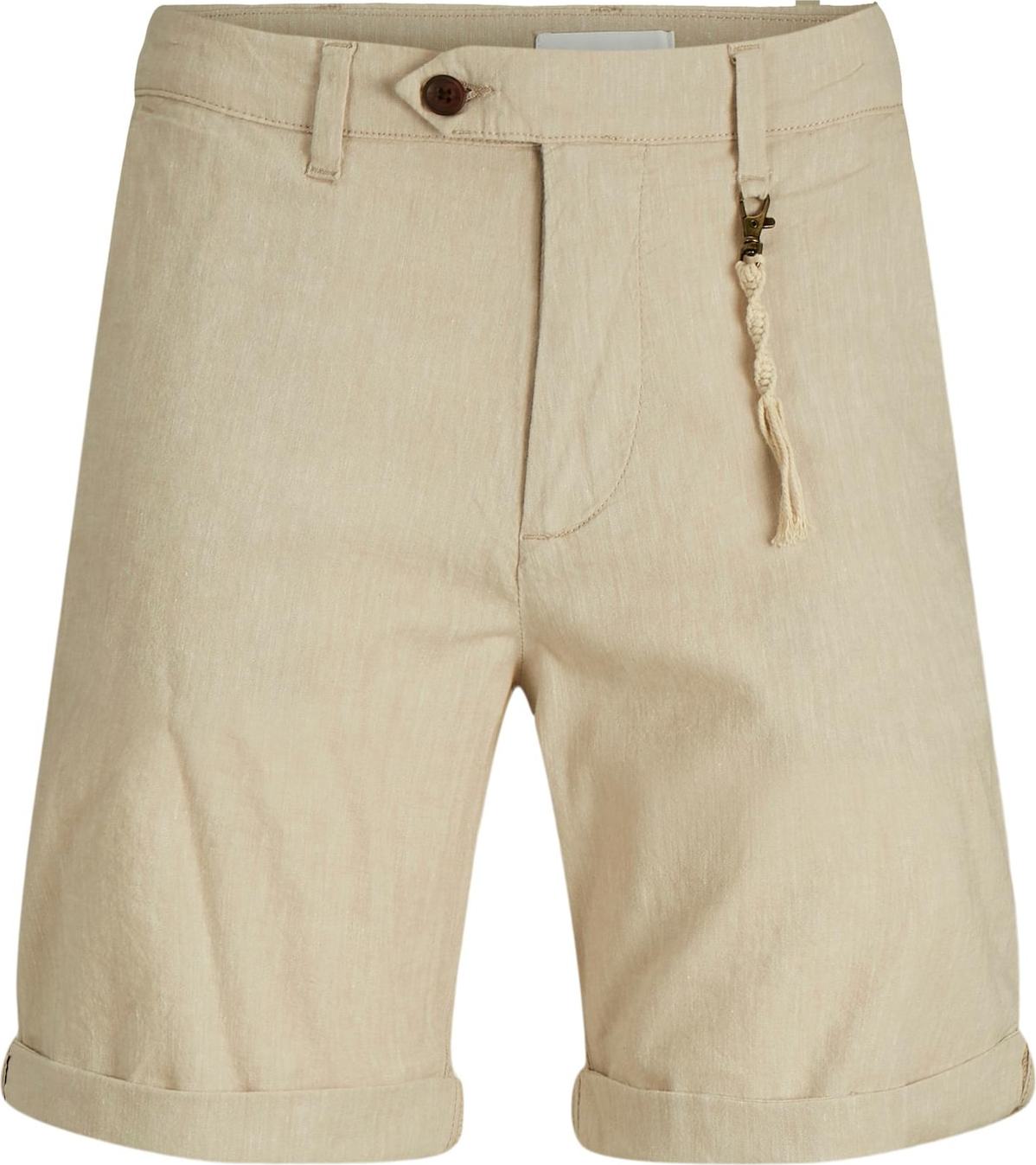 JACK & JONES Chino kalhoty 'Sky' světle béžová