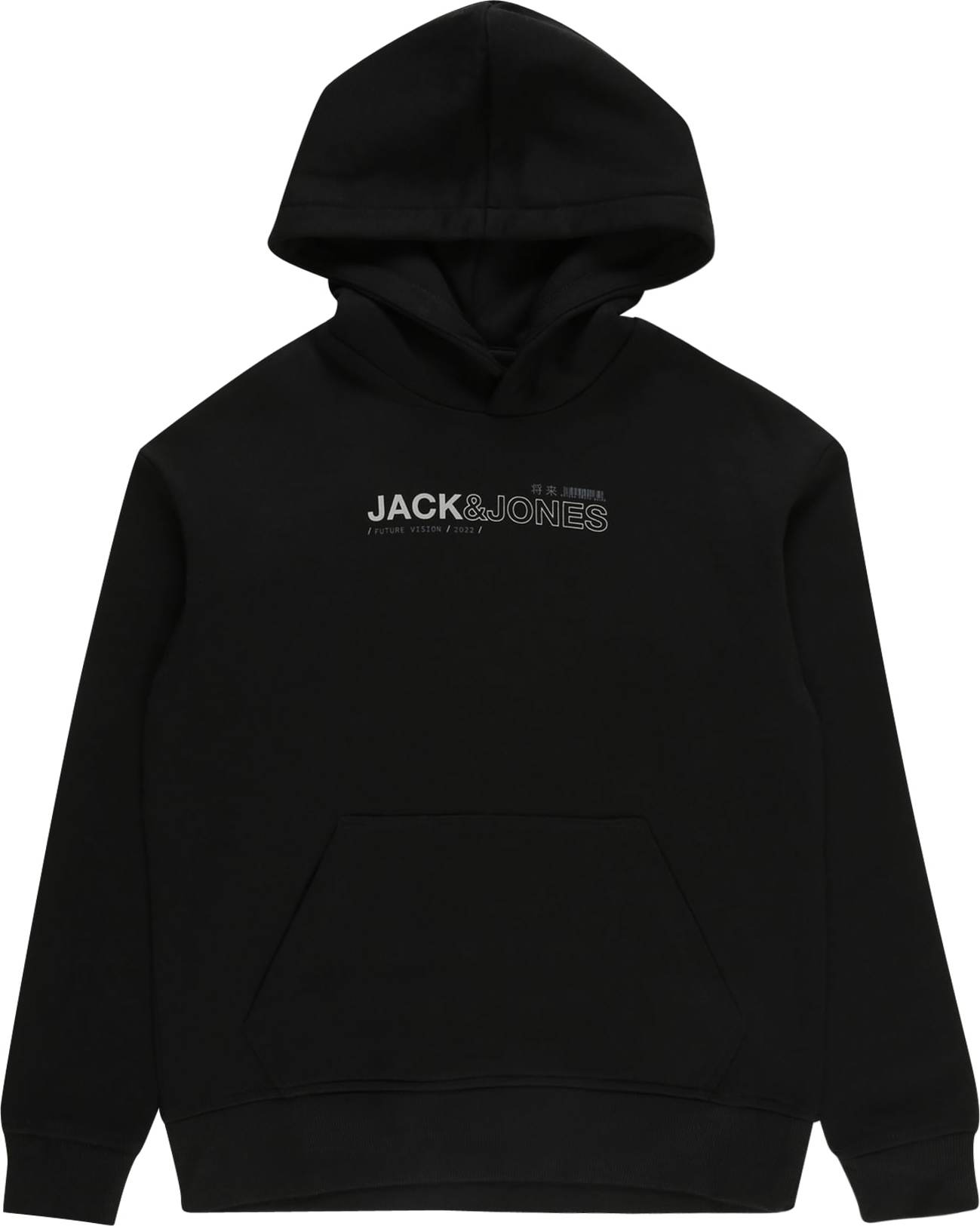 Jack & Jones Junior Mikina černá / bílá