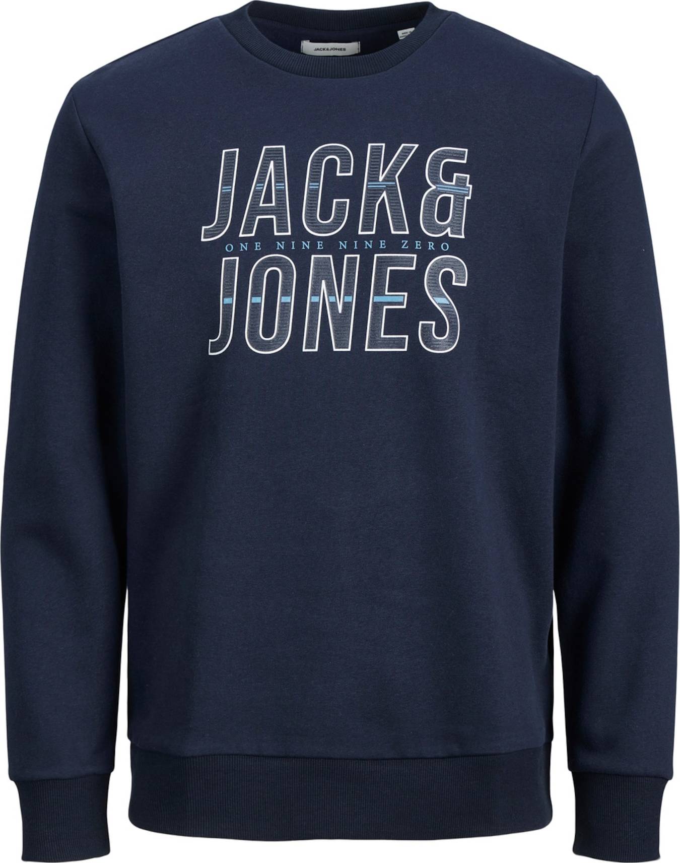 Jack & Jones Junior Mikina 'XILO' modrá / námořnická modř / bílá