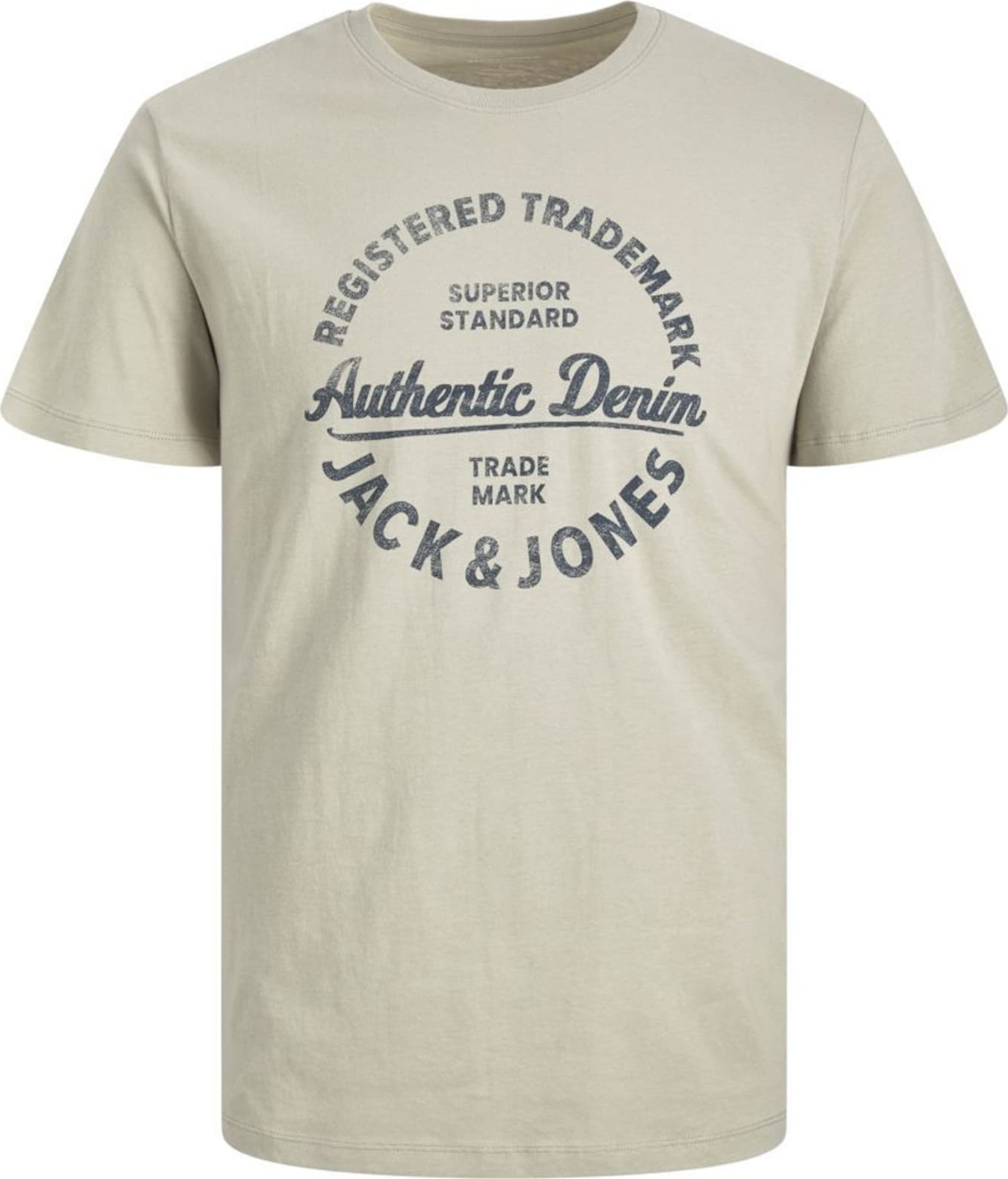 Jack & Jones Junior Tričko béžová / šedá