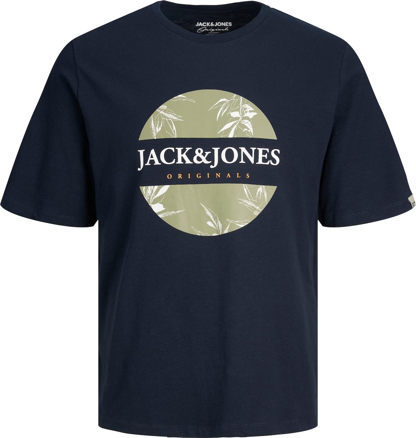 Jack & Jones Junior Tričko 'Crayon' námořnická modř / khaki / offwhite