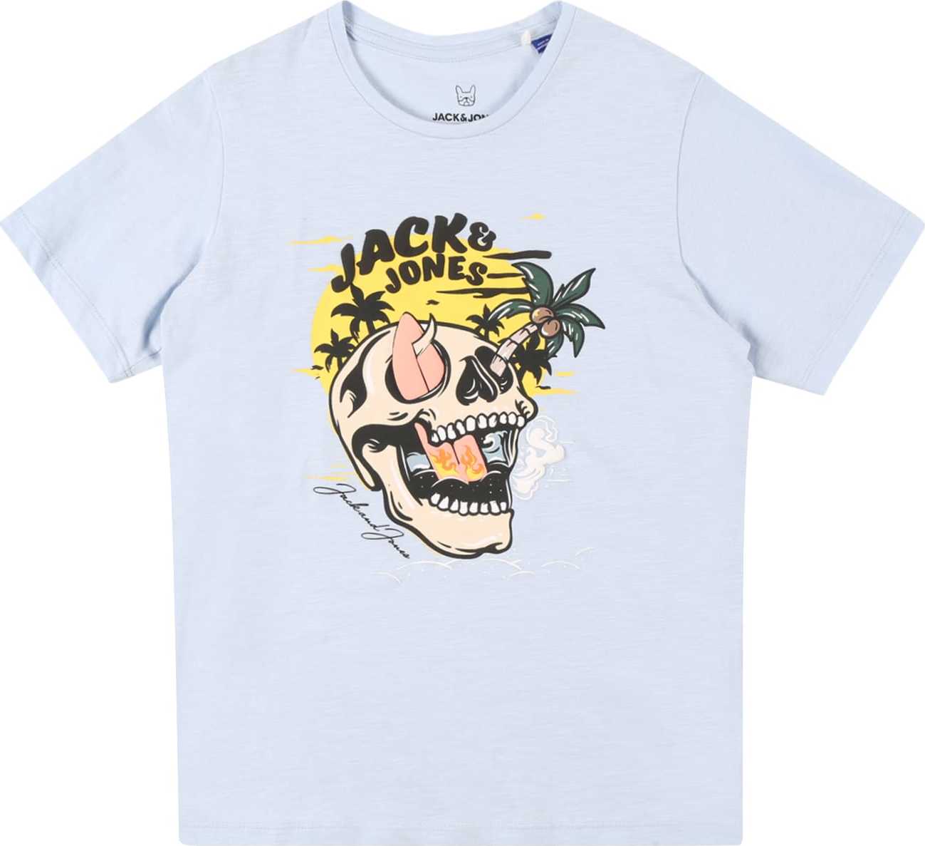 Jack & Jones Junior Tričko 'JORVENICE' světlemodrá / mix barev