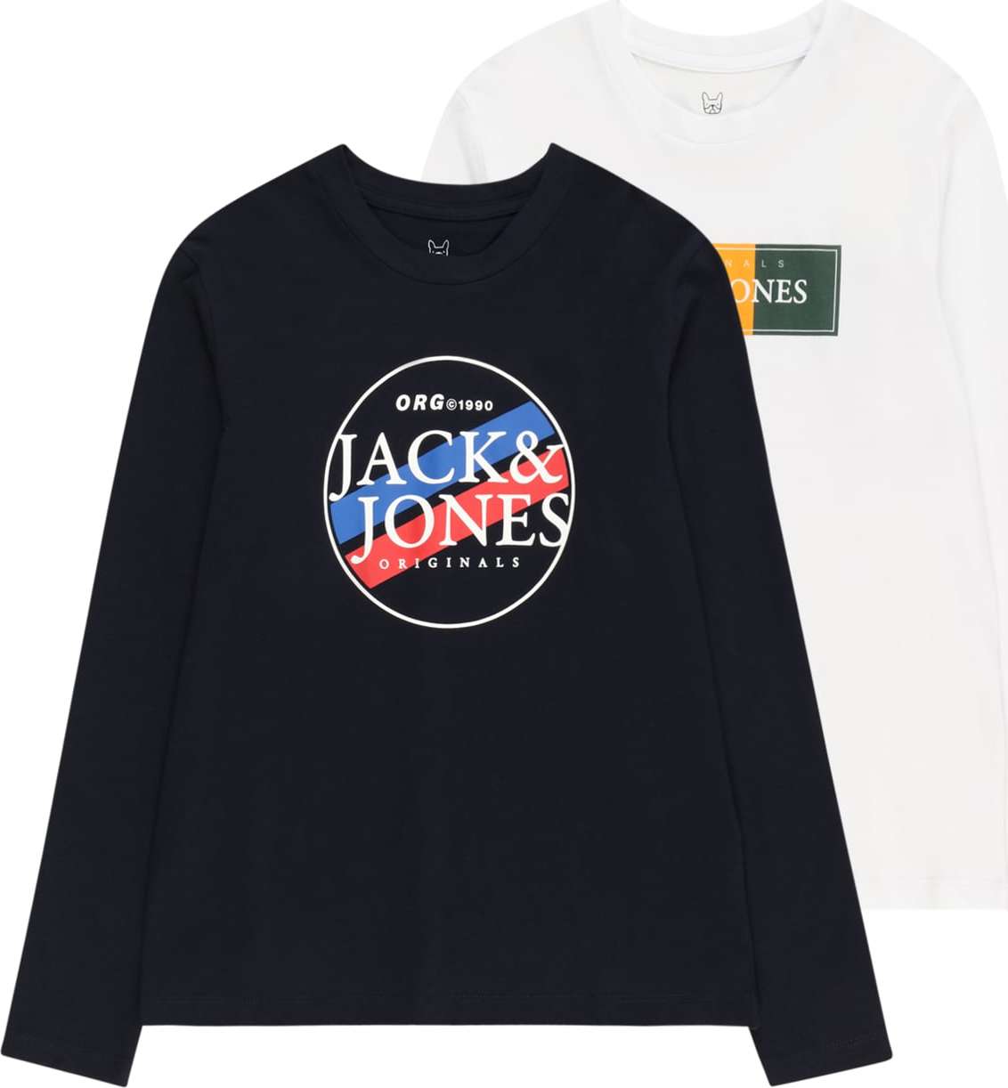 Jack & Jones Junior Tričko mix barev / černá / bílá