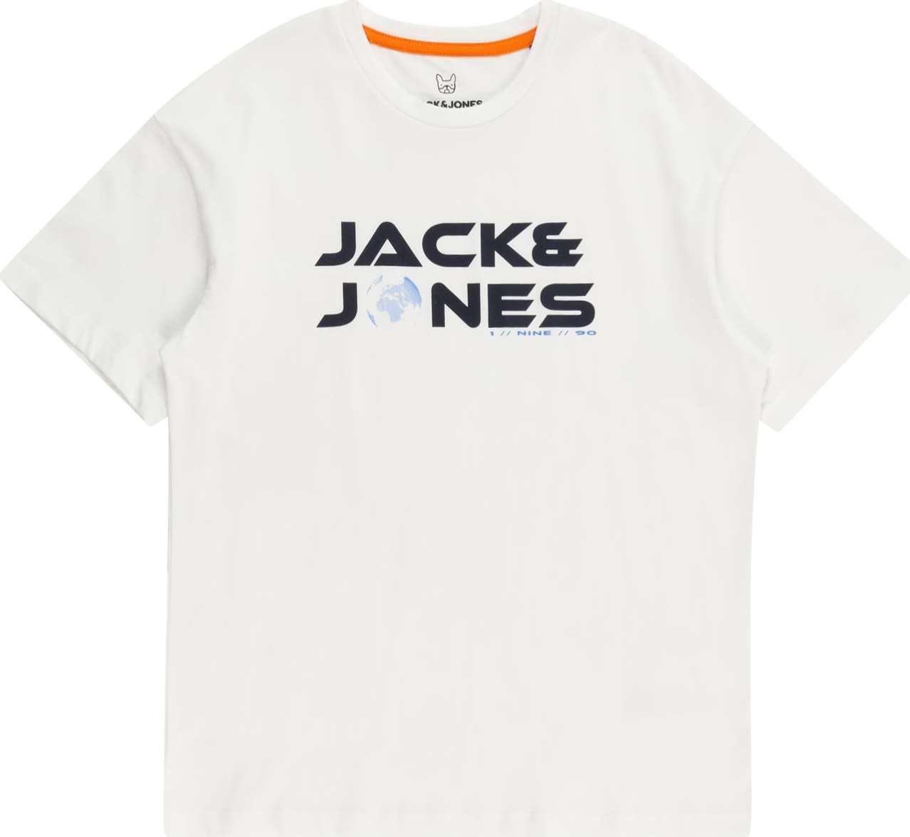 Jack & Jones Junior Tričko modrá / černá / bílá