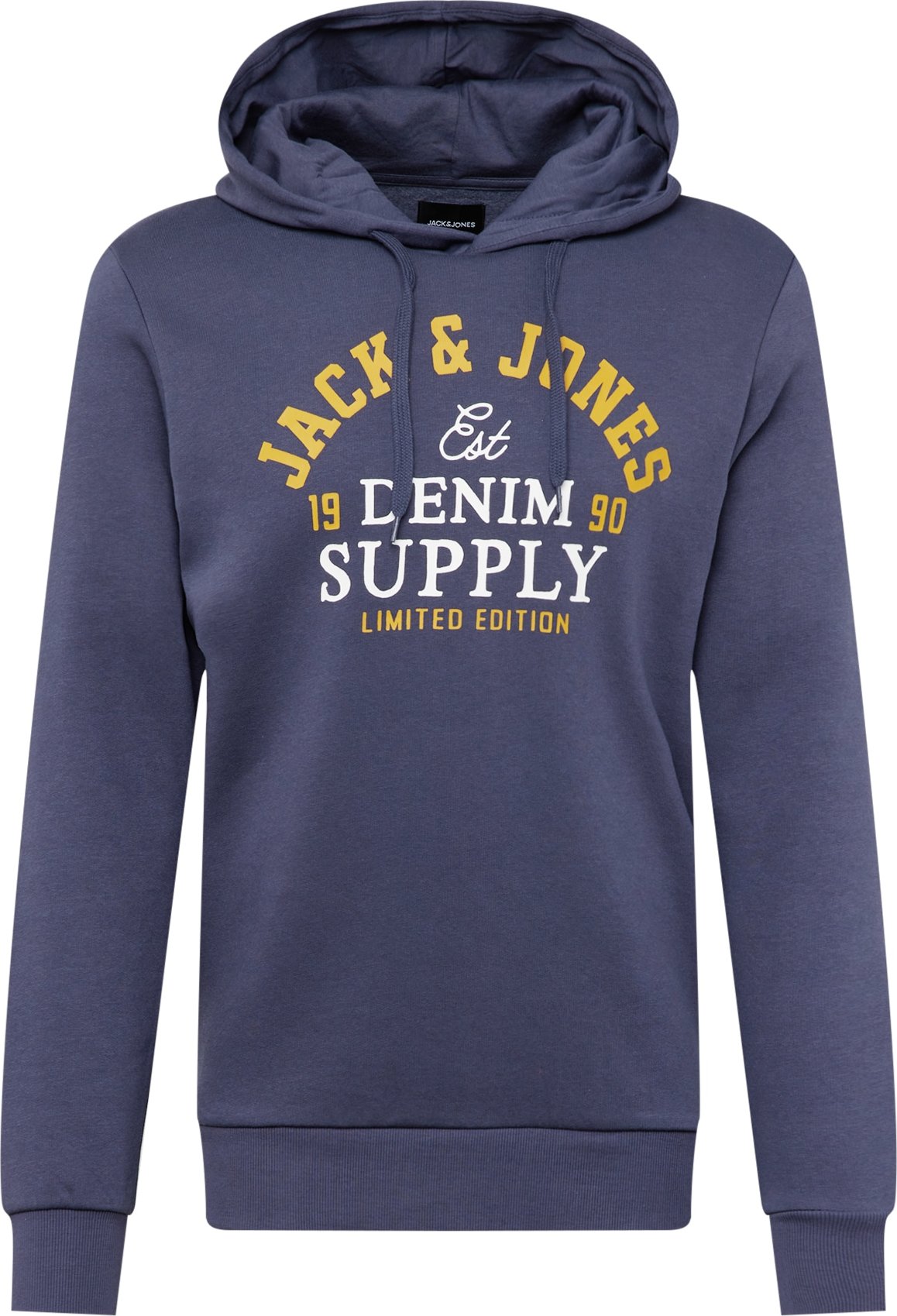 JACK & JONES Mikina marine modrá / kari / bílá