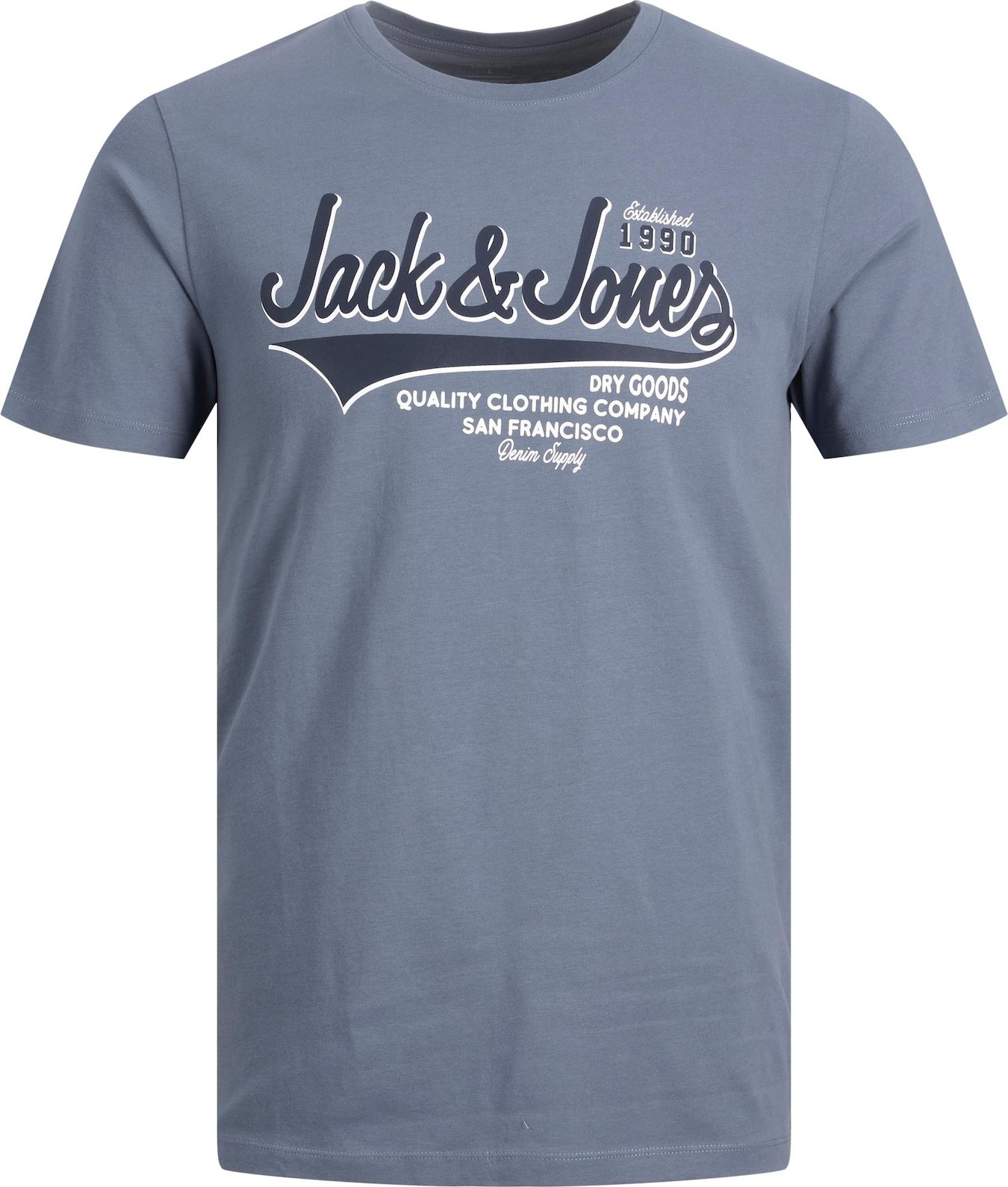 Jack & Jones Plus Tričko šedá / černá / bílá