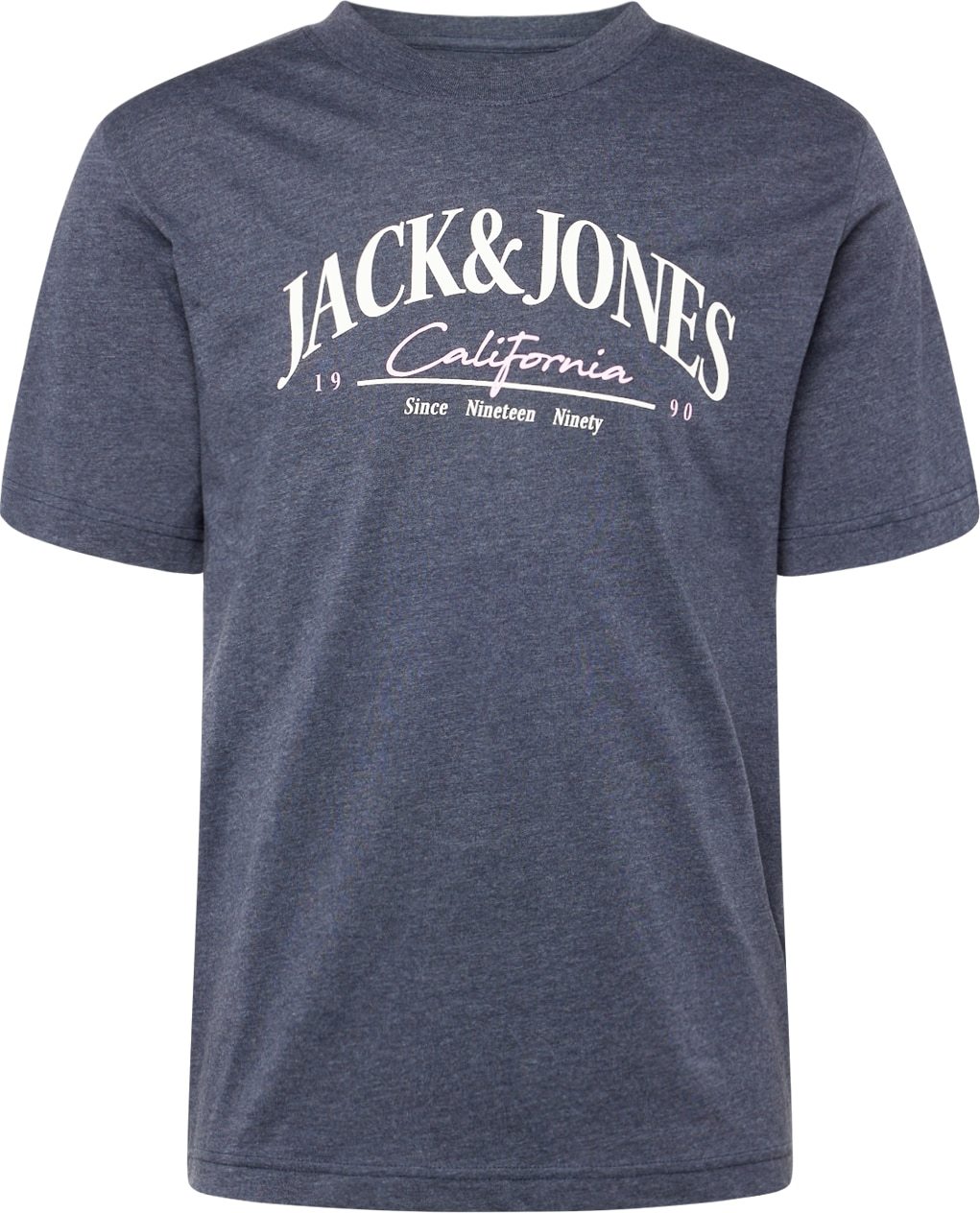 JACK & JONES Tričko 'PALMA' námořnická modř / bílá