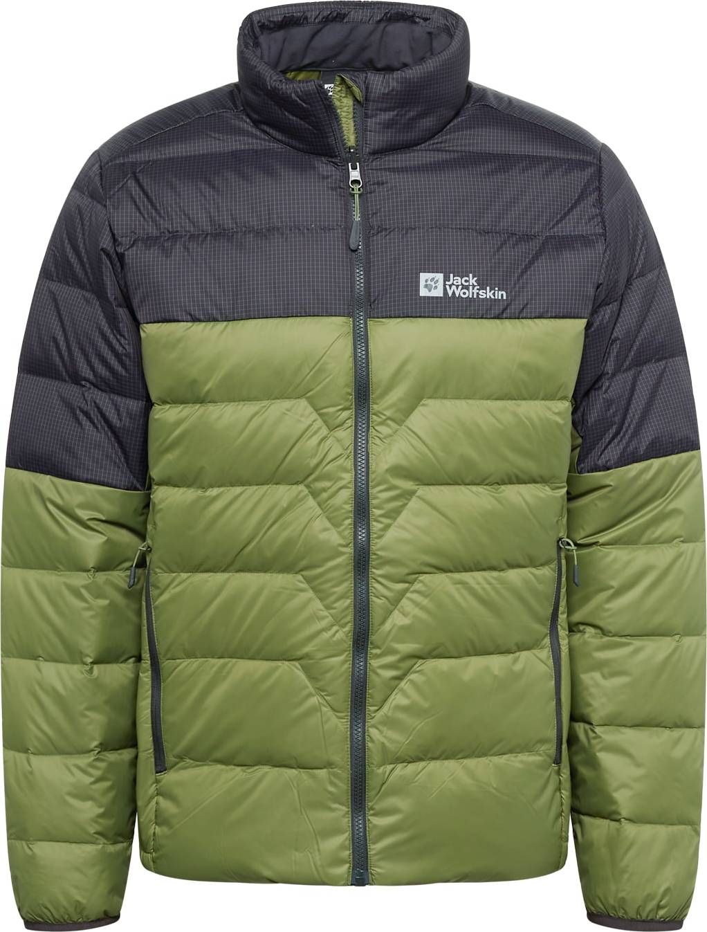 JACK WOLFSKIN Outdoorová bunda 'DNA TUNDRA' grafitová / kiwi / offwhite