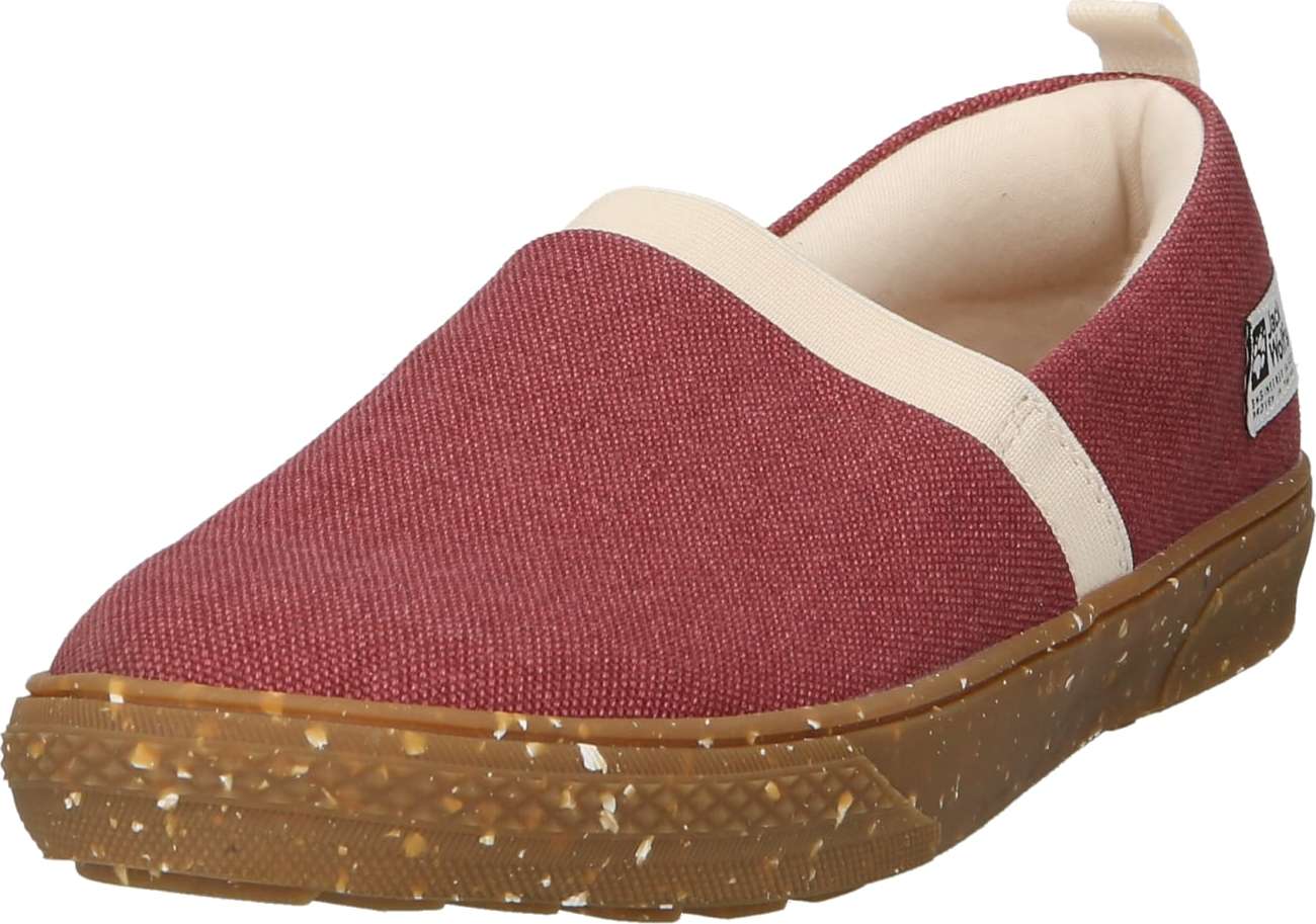 JACK WOLFSKIN Slip on boty béžová / karmínově červené