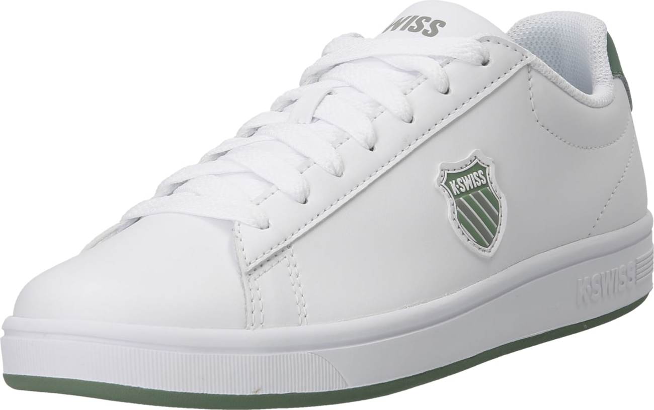 K-SWISS Tenisky 'Court Shield' šedá / zelená / bílá