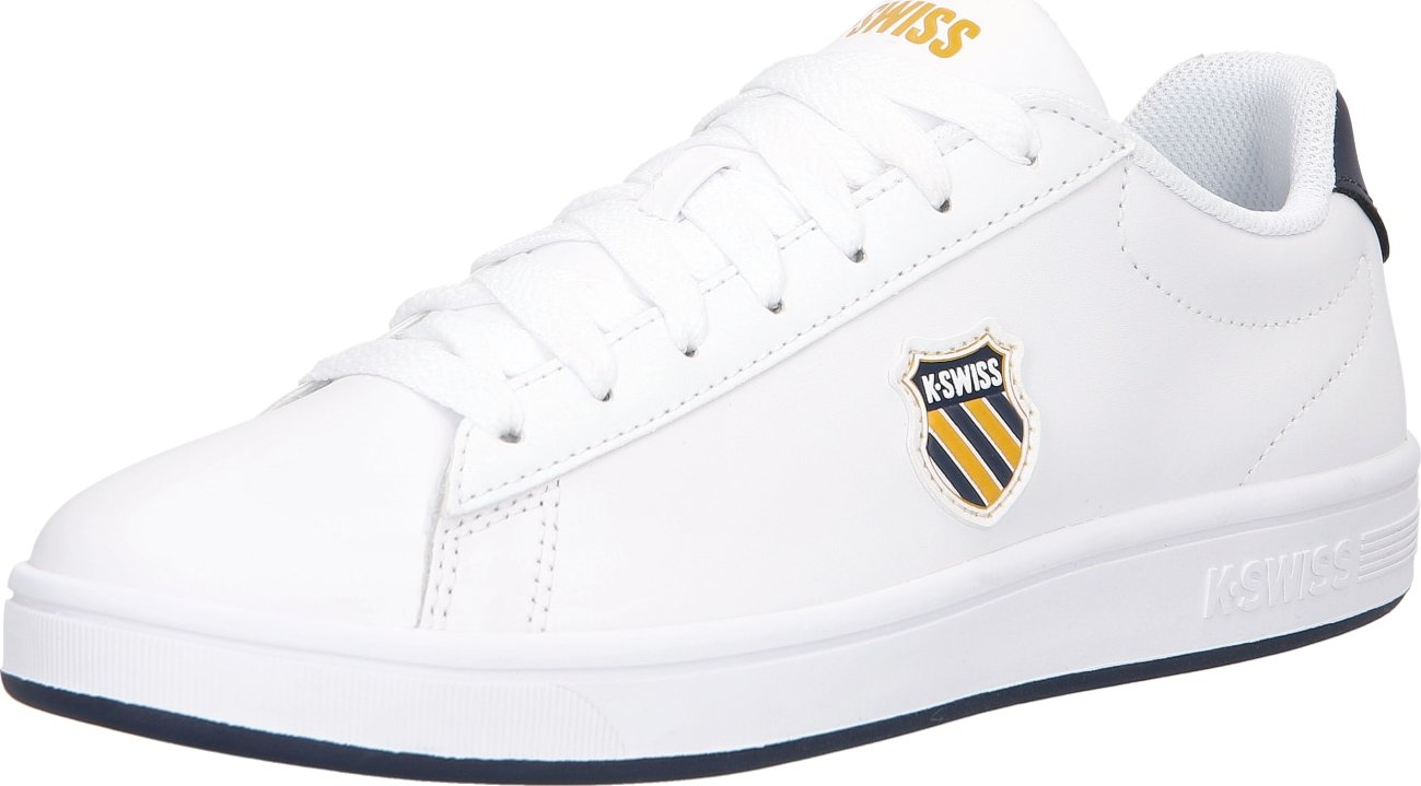 K-SWISS Tenisky 'Court Shield' tmavě modrá / zlatě žlutá / bílá