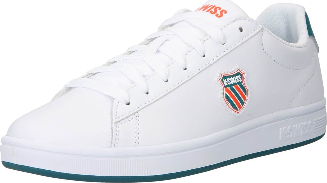 K-SWISS Tenisky petrolejová / tmavě oranžová / bílá