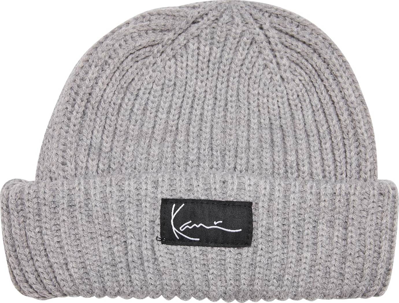 Karl Kani Čepice 'Beanie' šedý melír