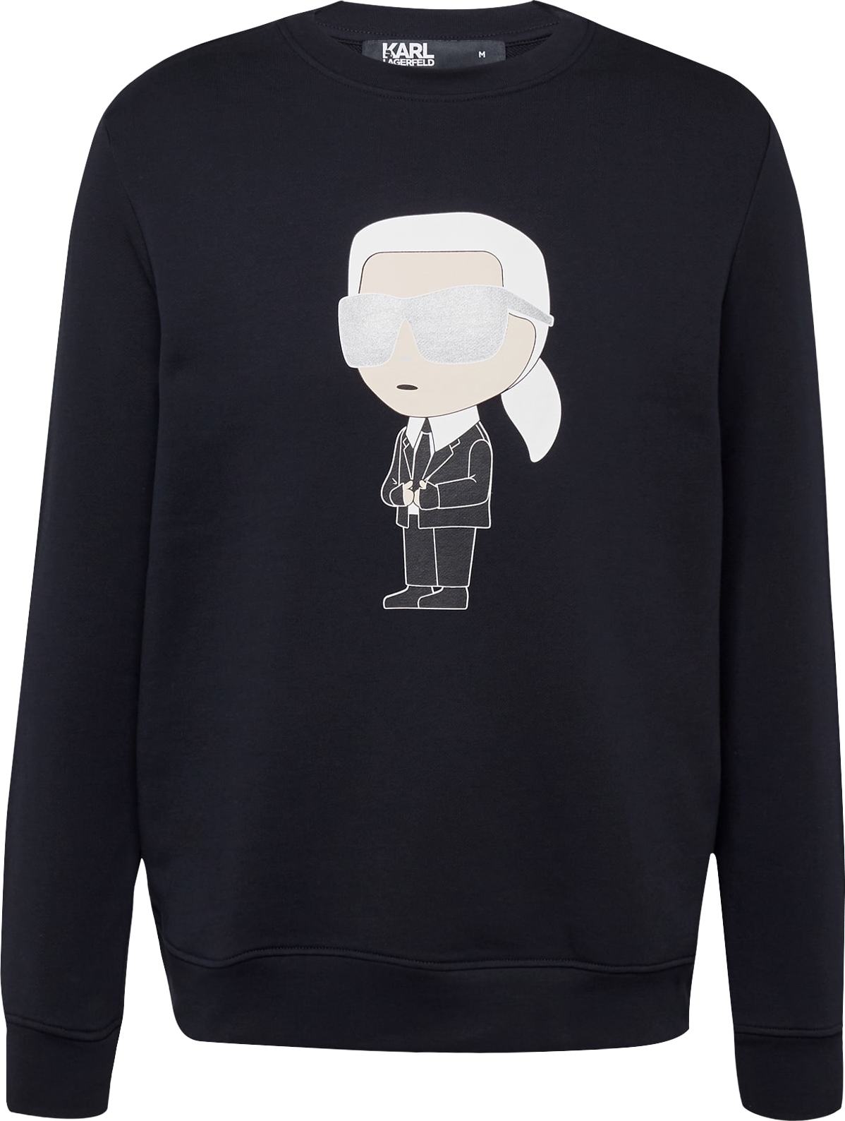 Karl Lagerfeld Mikina béžová / námořnická modř / černá / bílá