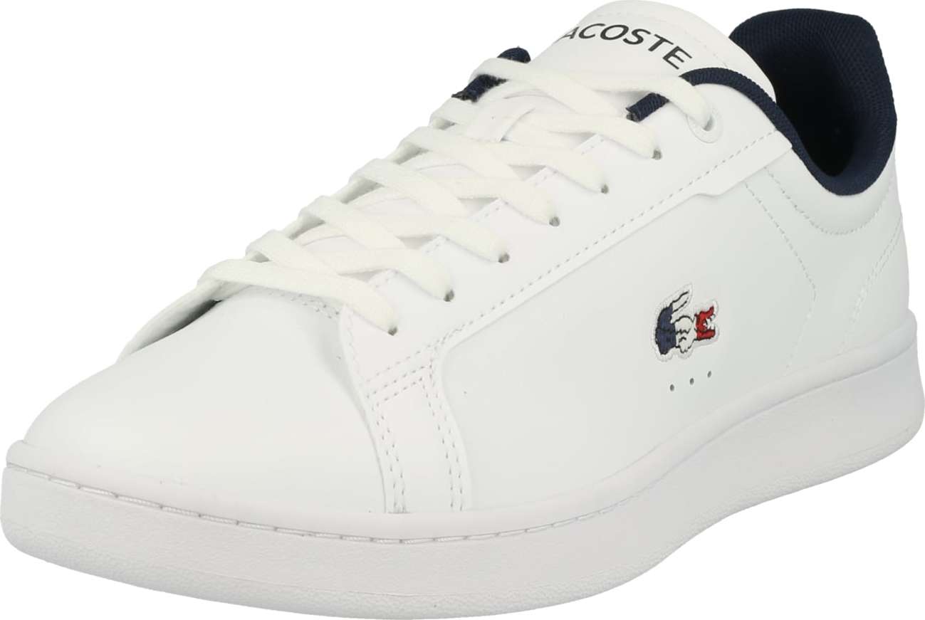 LACOSTE Tenisky 'Carnaby' námořnická modř / červená / bílá