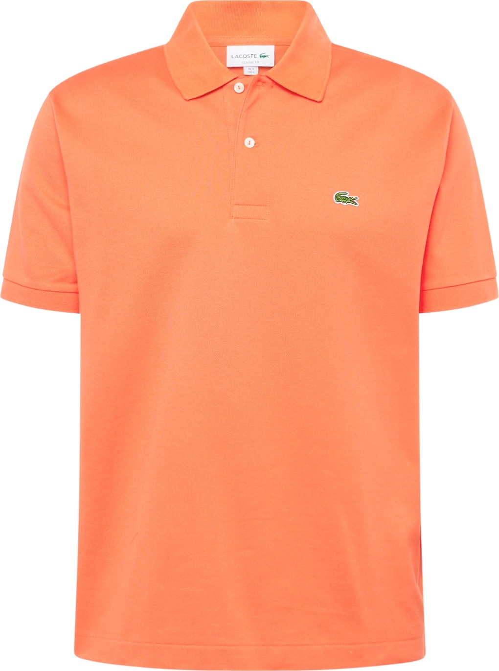 LACOSTE Tričko zelená / oranžově červená / bílá