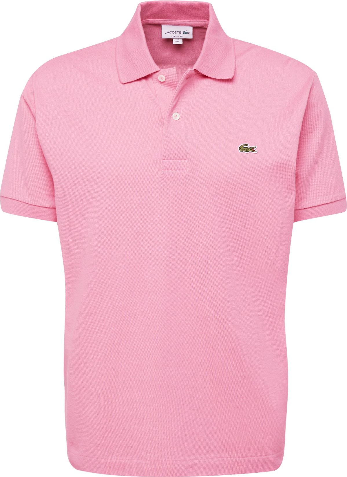 LACOSTE Tričko zelená / růžová