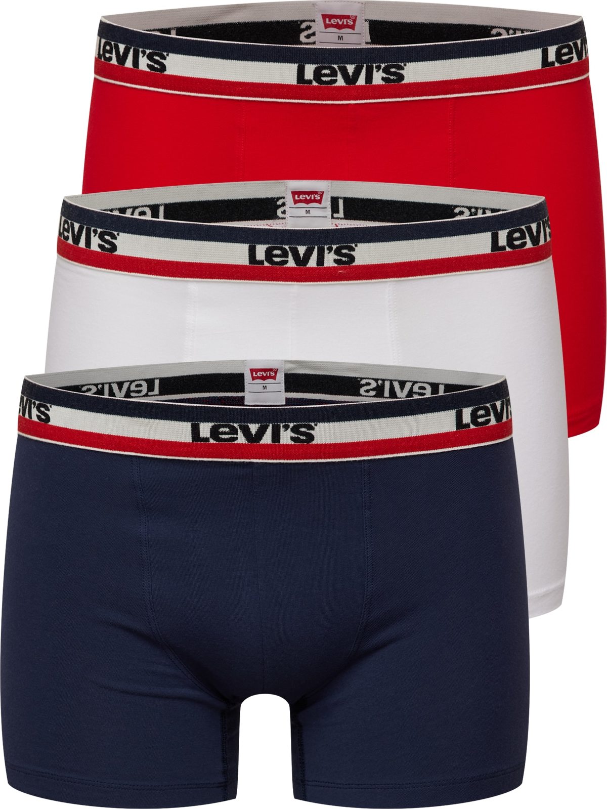 LEVI'S Boxerky tmavě modrá / červená / bílá