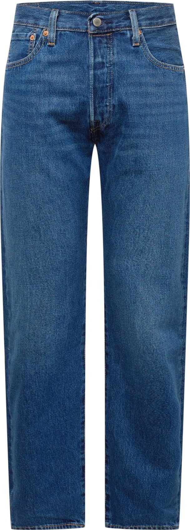 LEVI'S Džíny '501® LEVIS®ORIGINAL FIT MED INDIGO - FLAT FINISH' modrá džínovina