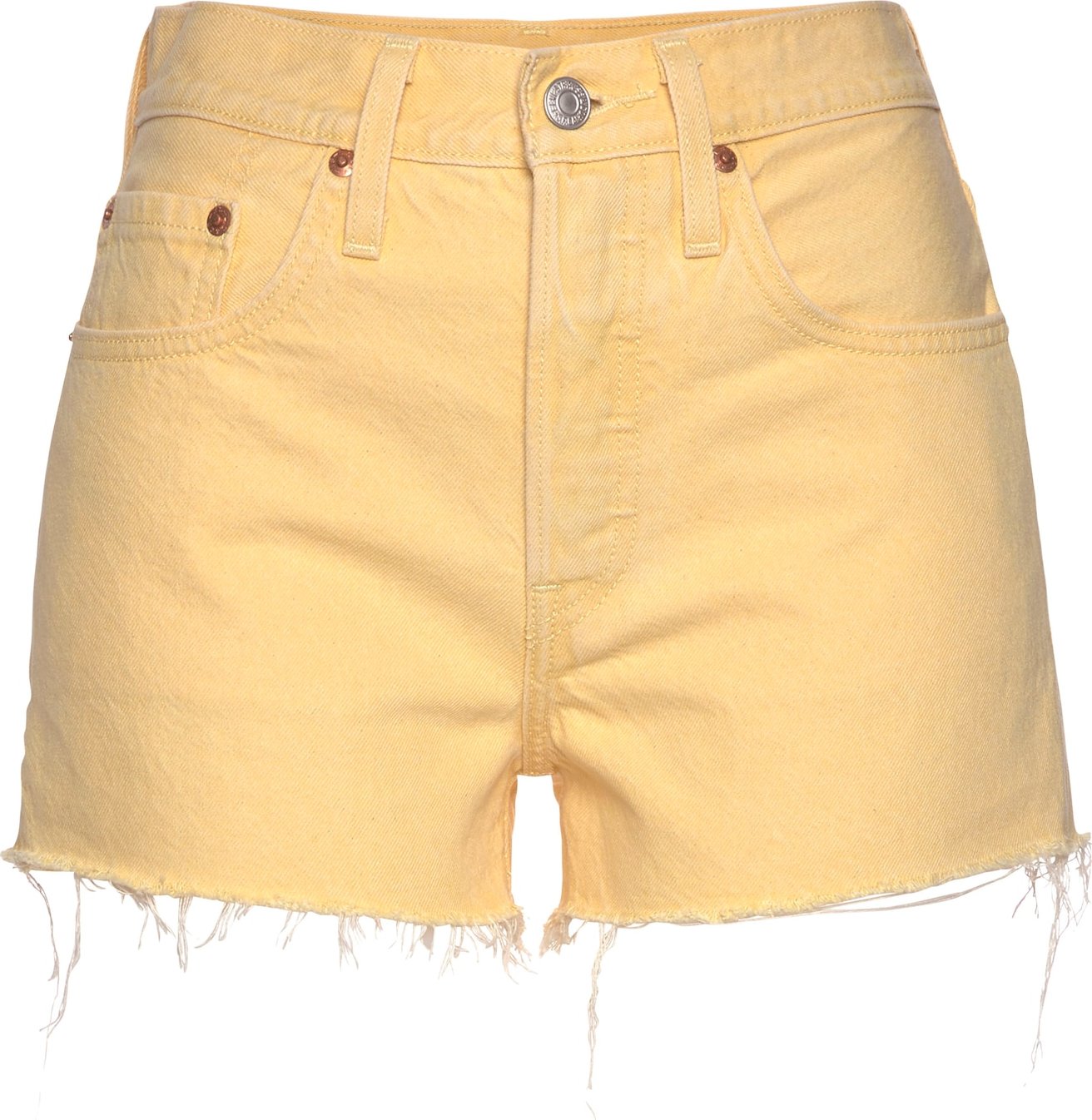 LEVI'S Džíny '501® ORIGINAL SHORT YELLOWS/ORANGES' pastelově oranžová